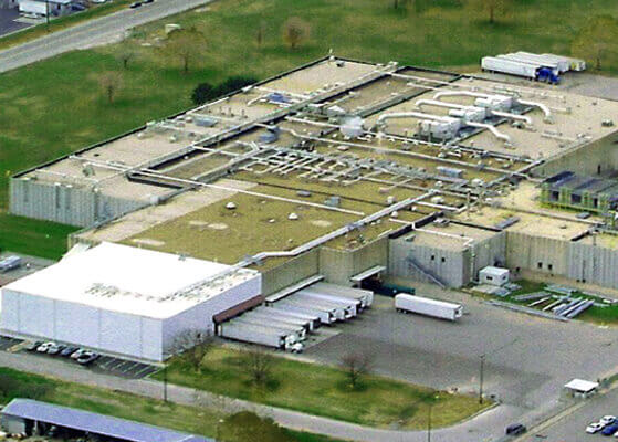 Aeril view of the Kansas CIty ConAgra facility